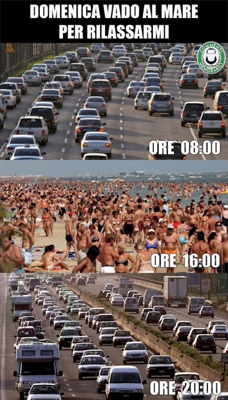 Sei statǝ da qualche parte?